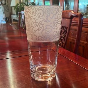 Lenox Crystal Frosted Vase